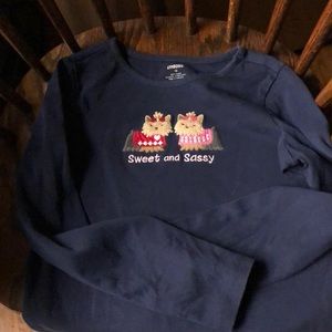 Gymboree girl’s shirt, Sweet & Sassy, size 12